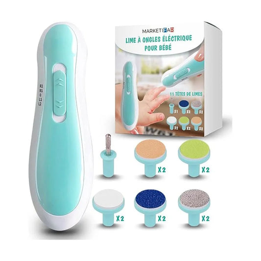 Kit de Manicure électrique Baby Nail Trimmer avec LED