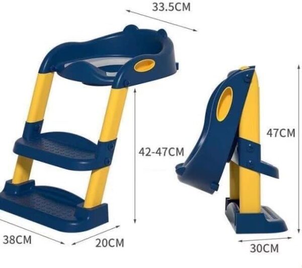 Chaise de Toilette Éducative - Design Antidérapant avec Accoudoirs pour Bébé