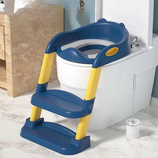 Chaise de Toilette Éducative - Design Antidérapant avec Accoudoirs pour Bébé