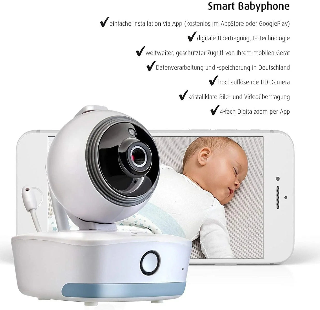 IP BabyCam babyphone 330° – Reer