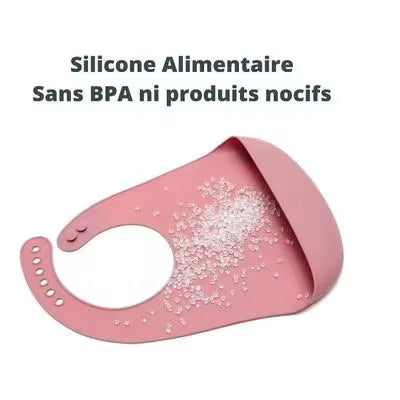 Bavoir en silicone alimentaire – Yummy