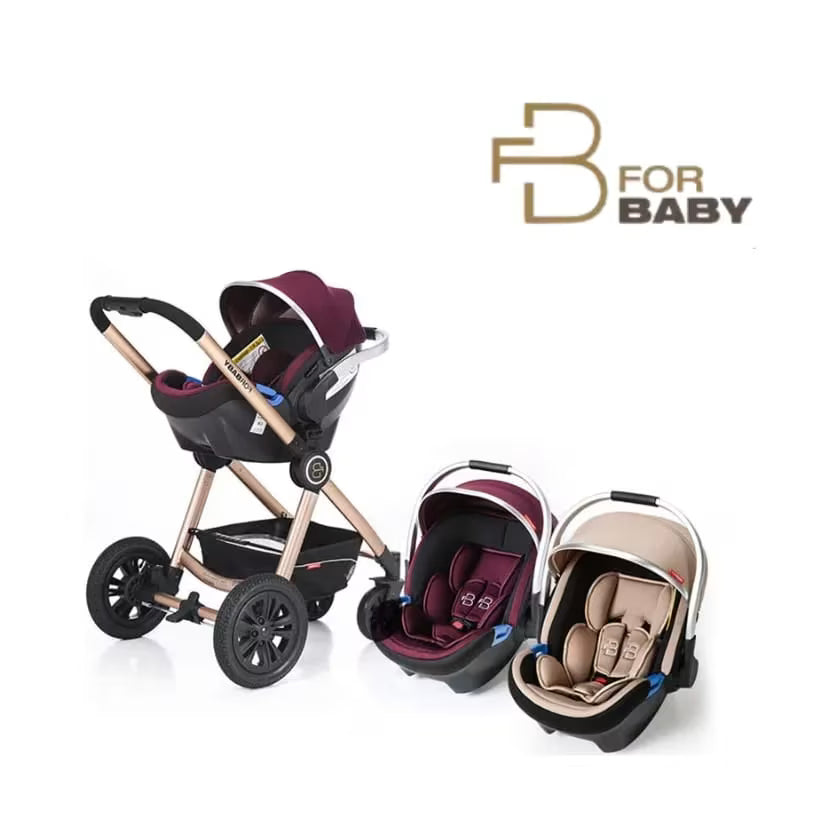 Pack poussette luxueuse 3 en 1 – For Baby