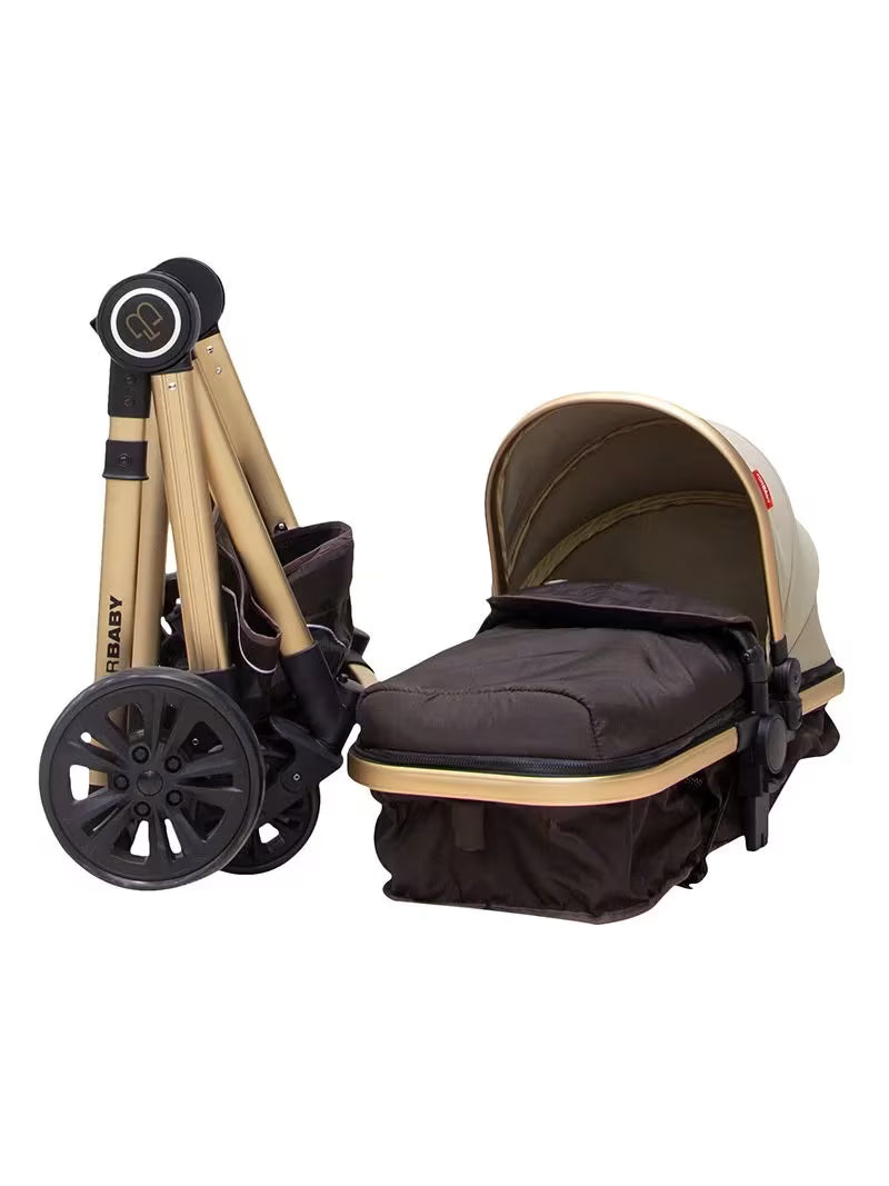 Pack poussette luxueuse 3 en 1 – For Baby