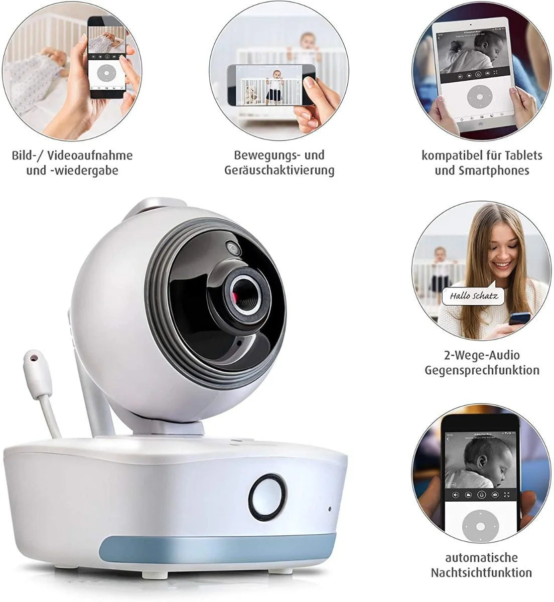 IP BabyCam babyphone 330° – Reer